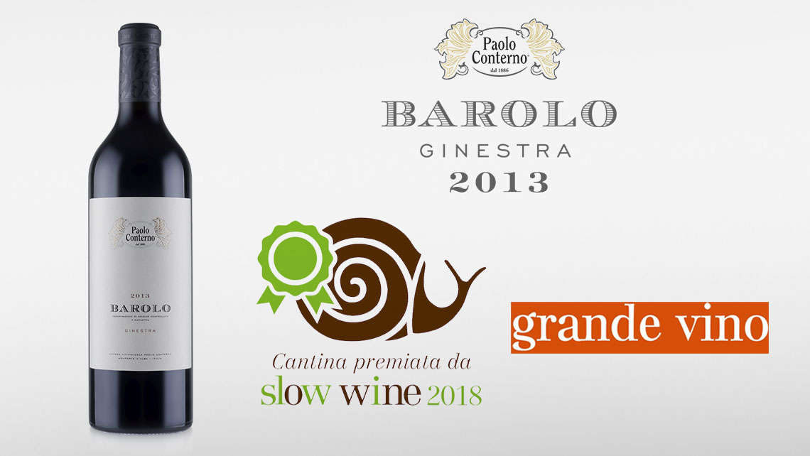 Barolo Ginestra 2013 Slow Wine 2018 Grande Vino Bottiglia
